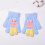 Plüschhasen-Winterhandschuhe für Kinder,-Helles Lila 6
