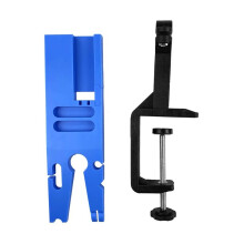 Bench Pin Clamp Set V-Slot C-Clamp for Workbench Wooden Metal Jewelry Making Tool Cutting Fasten Lock Tool