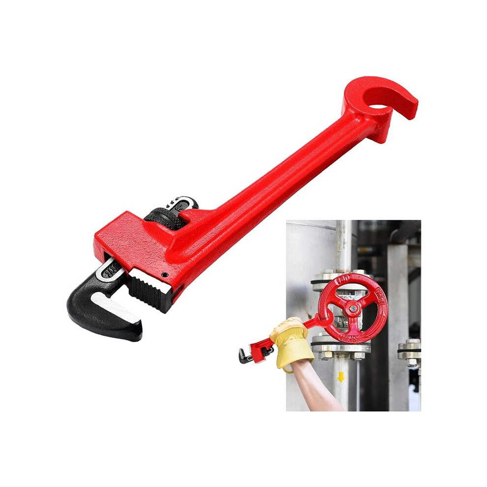 8In Double Ended Valve Wrench Pipe And Valve Wrench Refinery Wheels 1/8In-1-1/2In Pipe Capacity For Protecting From 4713936334731