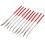 Curved  Diamond File Set Needle File Set Coated Diamond File Metal File Set 2