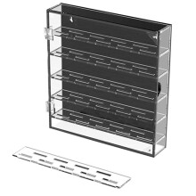 Münzsammelbox, 5-Lagige Acryl-Präsentationsbox für Challenge-Münzen, Kapazität, Schaukastenhalter für Münzen und Abzeichen