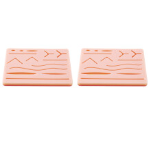 2X Skin Suture Training Kit Pad Suture Training Kit Suture Pad Trauma Accessories for Practice and Training Use