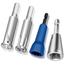 4st Wire Twister Tool för Borr, Wire Mutter Twister Wire Tripper Tool Connector Driver, Kabel Quick Stripp Tools