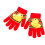 1 Paar weiche Strickhandschuhe für Kinder, täglicher-Rot 1
