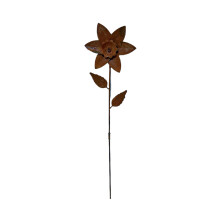 Rusty Garden Dekostäbe, Metallblumen, Gartendekoration,