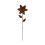Rusty Garden Dekostäbe, Metallblumen, Gartendekoration, 1