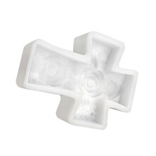 Decorative Rose Crosses Silicone Mould For Crafting Unique-A01