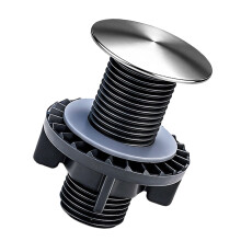 Universal Sink Hole Cover Water Stopper Drainage Seal-Brushed S