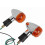 Motorcycle Turn Signals Chrome Bullet Front Rear Lights for     Bobber Chopper(8Pcs) 5
