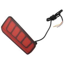 3X Multifonction LED Feu de Brouillard ArrièRe LumièRes de Pare-Chocs Frein LumièRe RéFlecteur de Clignotant pour Vellfire 14-18 ALPHARD