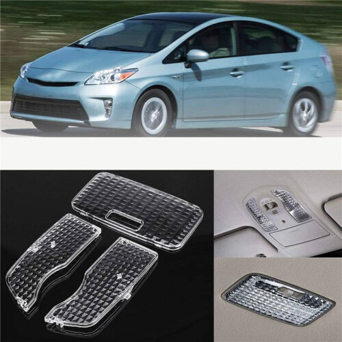 6Pcs Car Crystal Clear Interior Map Dome Light Reading Light Cover for  Prius 2010 - 2015 2
