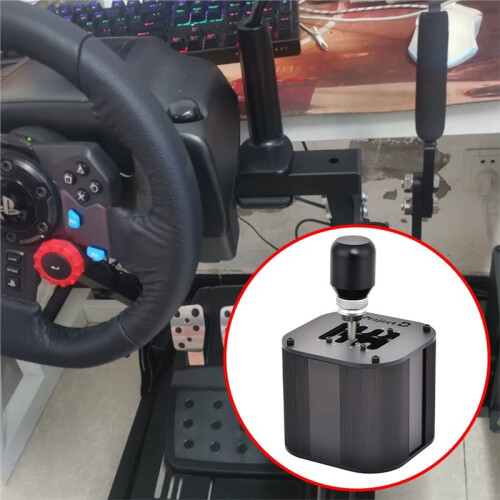 Racing Simulator Manual Transmission HGP Hall Sensor H Sequential Shifter PC USB for  MOZA SIMAGIC 2