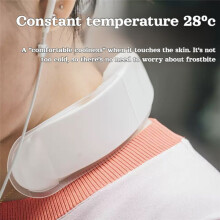 Novo Pescoço Pendurado Refrescante Aliviando o Calor Do Verão Pedaço de Gelo Círculo Frio Pedaço de Gelo Área de Gelo Materiais Orgânicos