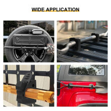 Kit de Montage de 4 Pinces à Dégagement Rapide en Caoutchouc, de 1-1/5 Pouces à 1-1/2 Pouces de Diamètre, pour Outils de Camions