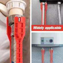 Multi-Functional Wrench Plumbing Installation and Repairs Faucet Removal Tool for Toilet, Sink, Bathroom