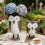 Geräumiger Blumentopf im Eulen-Design aus Eisen für-S 3