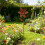 Rusty Garden Dekostäbe, Metallblumen, Gartendekoration, 6