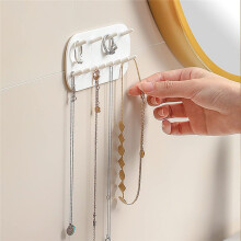 Necklace Rack Wall-Mounted Plastic Necklace Rack Jewelry Storage Hook Jewelry Hook