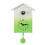 Cuckoo Clock for Wall Art Volumes Adjustable Cookoo Clock-Green 5