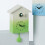Cuckoo Clock for Wall Art Volumes Adjustable Cookoo Clock-Green 7