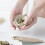 (Beige) Sturdy Dumpling Maker with Spoon, Easy Clean 1