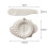 (Beige) Sturdy Dumpling Maker with Spoon, Easy Clean 3
