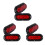 3 Set 6 Inch LED Set  Light Tail Light Turn Signal Light Brake Light Car Accessories Red 1
