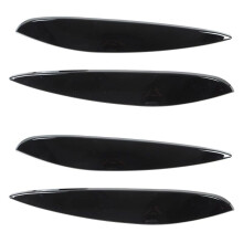 4x for   453 Fortwo Forfour 2015‑2020 Car Headlight Headlamp Eyebrow Eyelid Cover Trim Accessories