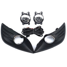 Fog Lights for Focus MK2 2009-2011 Halogen Headlight Fog Lamp Cover Grille Chrome Bezel Harness Kit Accessories