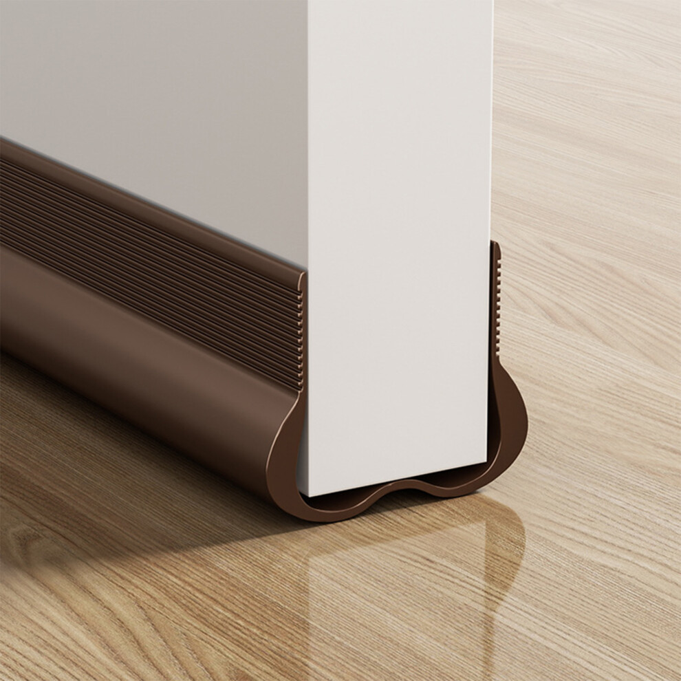 (Brown, 93Cm) Weather Seal Strip For Door Noise Reduction & Insulation 6017806795805