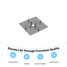 (Black) PP Root Cover for Flower Pots, Prevents Spillage