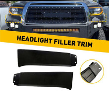 2Pair Front Lower Headlight Filler Trim Plate 539320C901 539310C901 for Sequoia Tundra 2007-2013 Extension