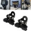 Universal LED Light Bar Mounting Brackets, Adjustable Hood Pillar Mounts, Led Work Light Mount Bracket Clamp Holder 4PCS 3