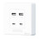 USB+Type-C Dual Wall Socket Panel 5