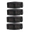 8pcs Smoked White Front Grill Light LED  Lamp for     Truck Lorry Double Burner Indicator Light 5