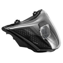 Farol de Motocicleta Vermelho LED Luzes de Corrida Carenagem 12V 25W para LC135 V1 135GP Lâmpada de Farol MáScara Tampa de Lente