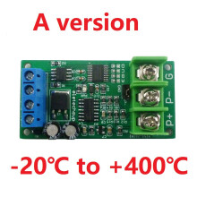 8-25V PT100 Platinum Thermal Resistance to Temperature Converter RS485 Modbus RTU RTD Sensor Module Kit PTA9B01