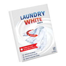 Pack of 10 Whitener Sheets for White Clothes Remove Yellow