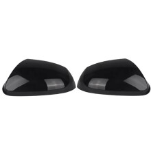1Pair Car Rearview Mirror Cover Shell for  I10 2013-2018 Side Door Wing Mirror Cover Housing Protective