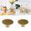 Rusts Resistant Golden Pastry Stand Kitchen Countertop-L 2