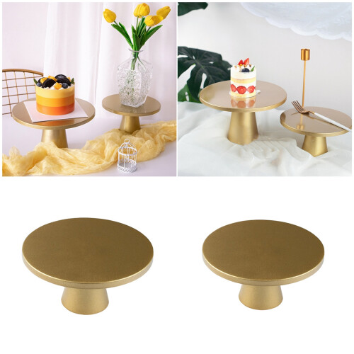 Rusts Resistant Golden Pastry Stand Kitchen Countertop-L 1