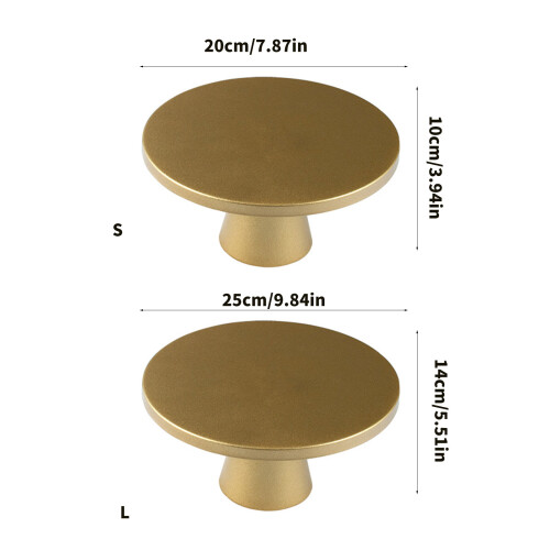 Rusts Resistant Golden Pastry Stand Kitchen Countertop-L 2