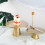 Rusts Resistant Golden Pastry Stand Kitchen Countertop-L 6