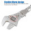 Multifunctional Five-In-One 10-Inch Retractable Adjustable Wrench 5
