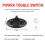 Luz de Trabalho LED Quadrada de 4 Polegadas com Kit de Chicote Elétrico, Luz de Direção Off-Road Âmbar Branca para Caminhão, SUV, ATV, , Picape 3