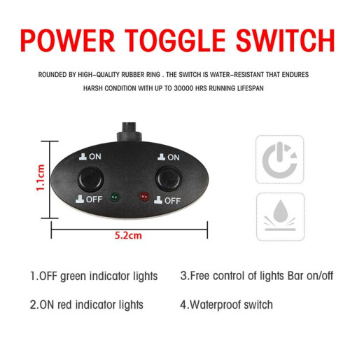 Luz de Trabalho LED Quadrada de 4 Polegadas com Kit de Chicote Elétrico, Luz de Direção Off-Road Âmbar Branca para Caminhão, SUV, ATV, , Picape 2