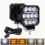 Luz de Trabalho LED Quadrada de 4 Polegadas com Kit de Chicote Elétrico, Luz de Direção Off-Road Âmbar Branca para Caminhão, SUV, ATV, , Picape 8