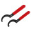 2 Pieces APU Mechanical Hook Wrench Multi-Specification Electrophoresis Black Wrench Hand Tools 1