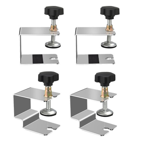 4PCS C Clamp Cabinet Hardware Jig Drawer Fixing Clip for Install Door Drawer Front Knobs Pulls Handles Woodworking Tools