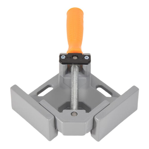 Aluminum Single Handle 90 Degree Right Angle Clamp Angle Clamp Woodworking Frame Clip Right Angle Folder Tool 1PC